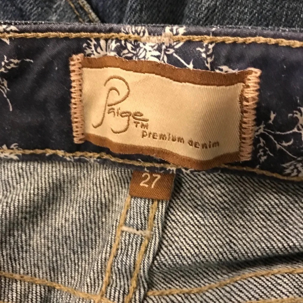 Paige Denim Distressed Skyline Skinny Jeans 27 - Picture 4 of 11